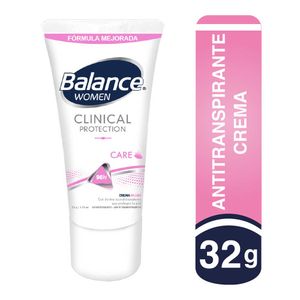 Desodorante crema Balance clinical care mujer x32g
