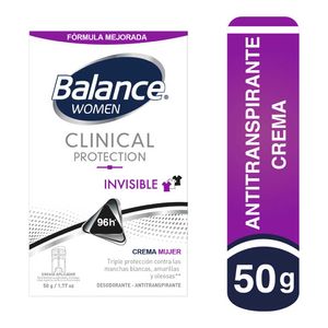 Desodorante Balance clinical invisible mujer x50g