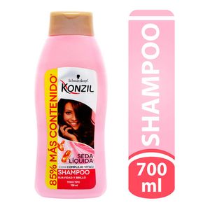 Shampoo Konzil suavidad y brillo seda liquida x700ml