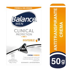 Desodorante Balance clinical invisible hombre x50g