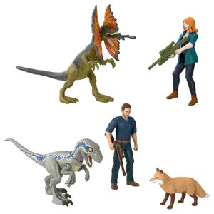 Surtido de personajes y dinosaurios Jurassic world Mattel
