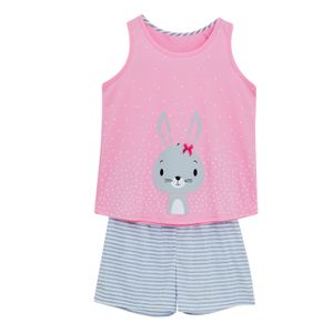 Pijama short algodón niña 4 rosado oscuro 55880 ST RINA