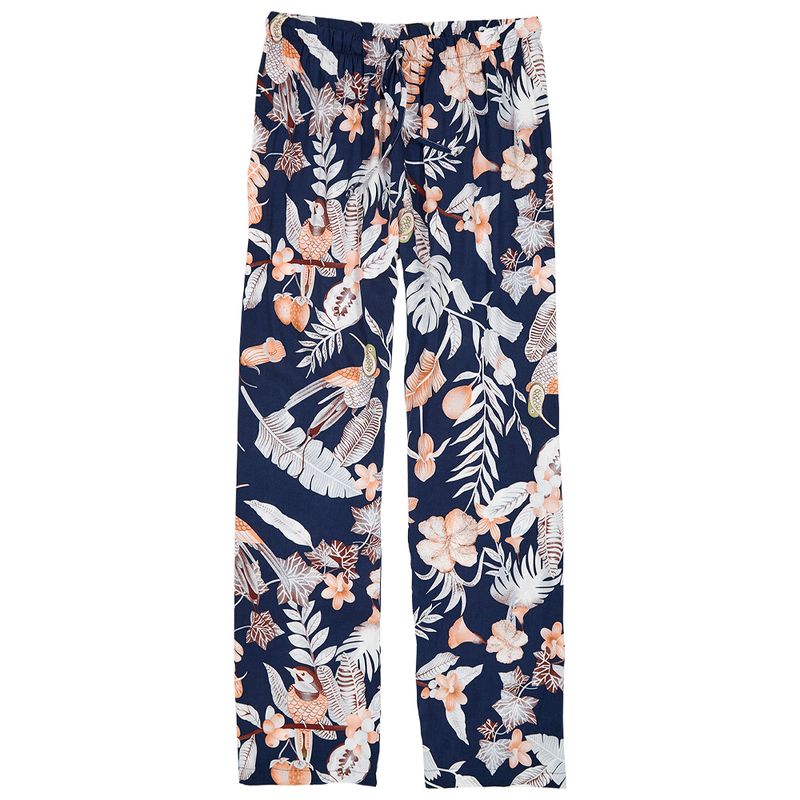 Pantalon depijama chalis dama azul Urb - Tiendas Metro