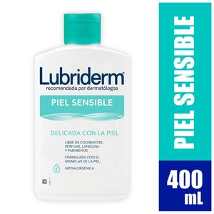 Crema Lubriderm piel sensible Hipoalergénica x400ml