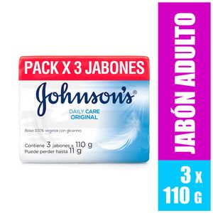 Jabón Johnson's Original Tripack x330gr