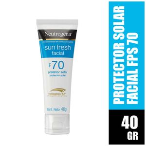 Protector solar Neutrogena facial sun fresh fps70 x40g