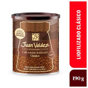 Café Juan Valdez Liofilizado clásico x190g