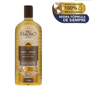 Shampoo Tío Nacho jalea real anti-edad x1L