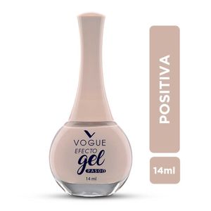 Esmalte Vogue efecto gel positiva x14ml