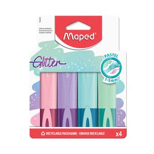 Resaltadores Maped fluopep's glitter x4und