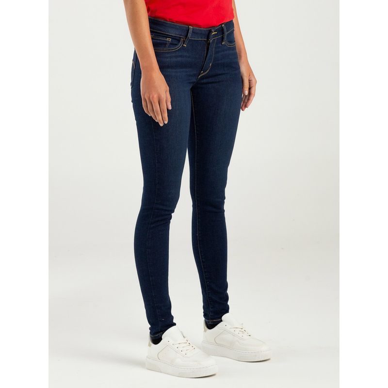 Levi's 711 Skinny Fit Jeans para mujer, azul, 24 de largo Levis