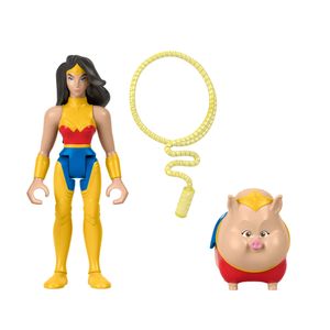 Fisher-Price DC League Super Pets PB y Mujer Maravilla Mattel