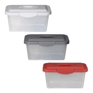 Caja Organizadora 6L Transparent Tapa Color Krea