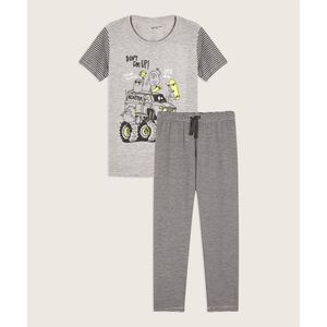 Pijama Corto Largo, Camiseta Con Screen Y Pantalon Estampado  Infantil Niño 66040058