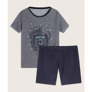 Pijama Camiseta Estampada Con Screen Y Short Unicolor  Infantil Niño 66040052