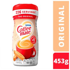 Crema para café Coffee Mate Nescafé original en polvo x453.5g