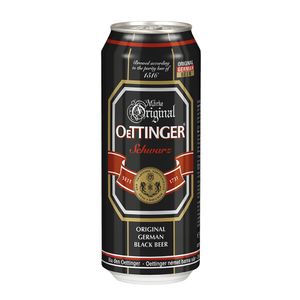 Cerveza Oettinger negra lata x500ml