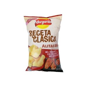 Papas Margarita receta clásica alitas bbq x 38 g