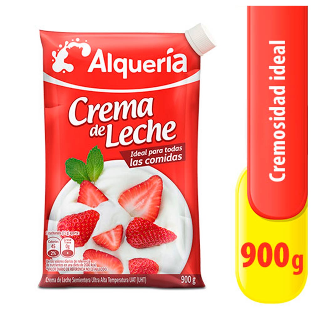 Crema de Leche Gloria UAT/UHT x 900ml - Levapan - Colombia