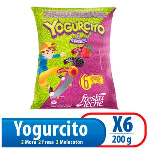 Yogurt Freskaleche Yogurcito surtido bolsa x6und x200g c-u