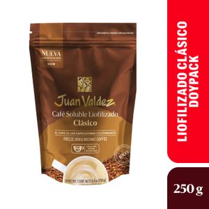 Café Juan Valdez Liofilizado clásico soluble x250g