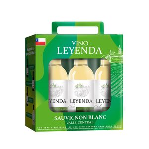 Vino blanco Leyenda Sauvignon blanc x3und x187ml c-u