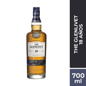 Whisky Glenlivet 18 años x700ml