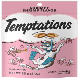 Alimento Para Gatos Temptations Shrimpy Shrimp x85g