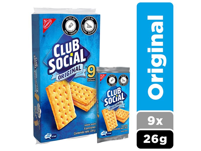 Galletas saladas Club Social original x9und x234g - Tiendas Jumbo