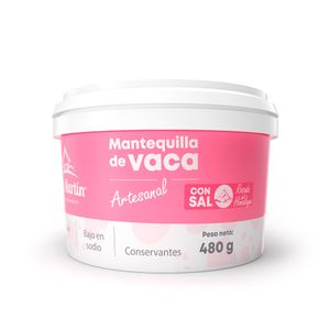 Mantequilla San Martin Artesanal sal rosada himalaya x480g