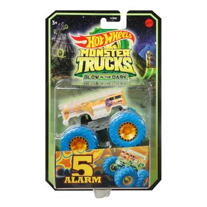 Vehículo de Juguete Hot Wheels Monster Trucks Glow 1:64