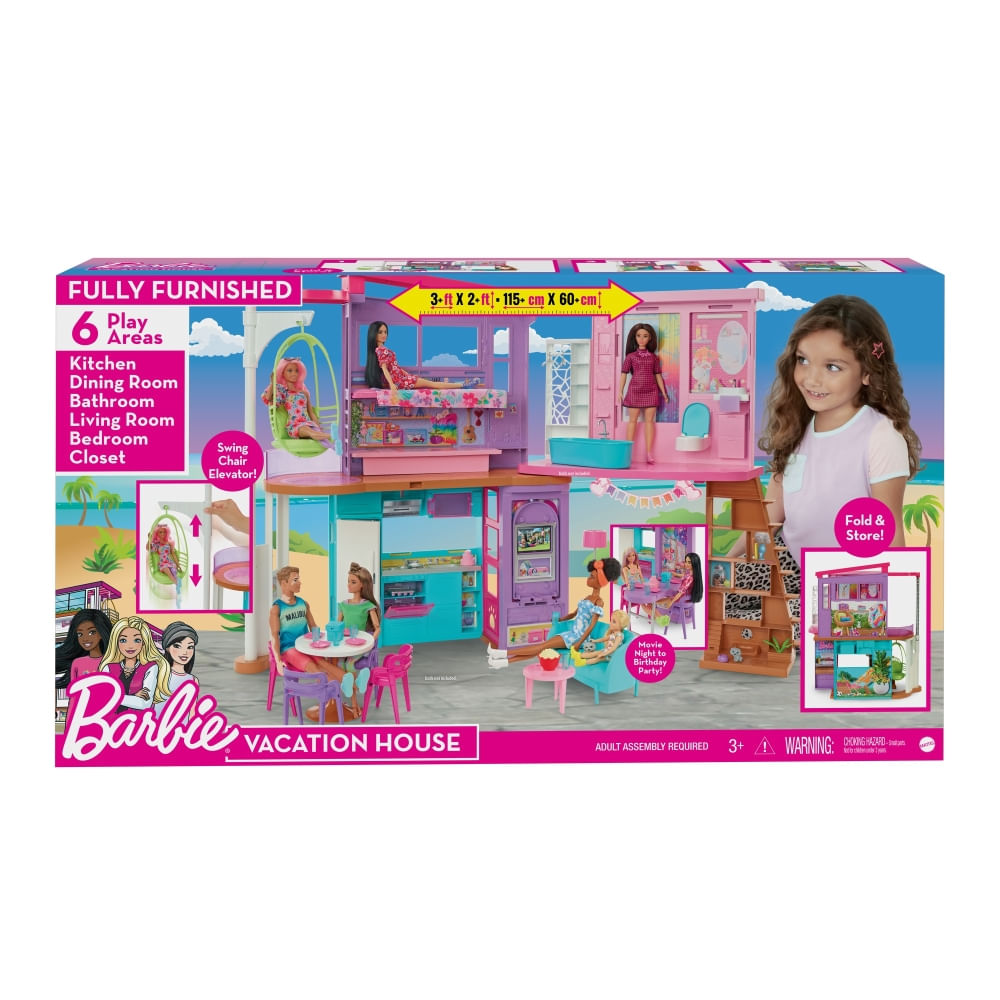 Casa de Muñecas Barbie Malibu - Tiendas Jumbo