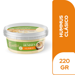 Hummus Olivetto garbanzo clásico x220g