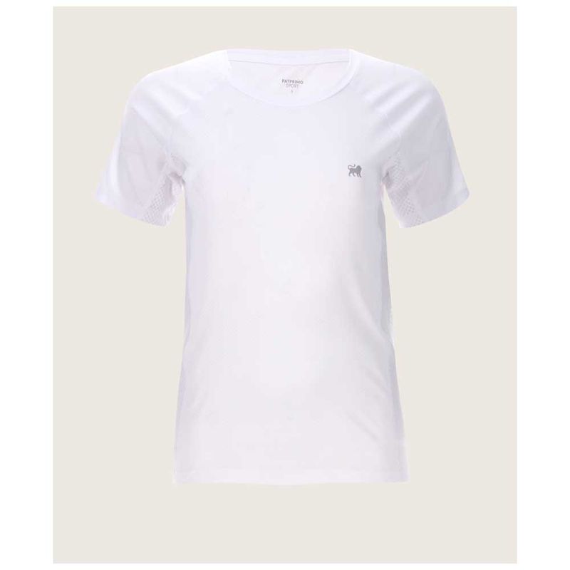 Camiseta Cuello Redondo Blanca Patprimo Tiendas Metro