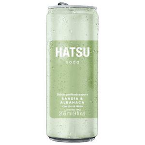 Soda Hatsu sandia albahaca lata x269ml