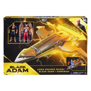 Vehiculo Hawk Cruiser con figuras Black Adam