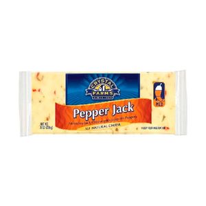 Queso Crystal Farms pepper jack x227g