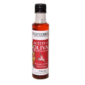 Aceite Monterra oliva peperoncino x250ml