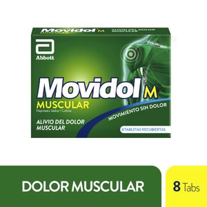 Movidol alivio muscular x8 tabletas