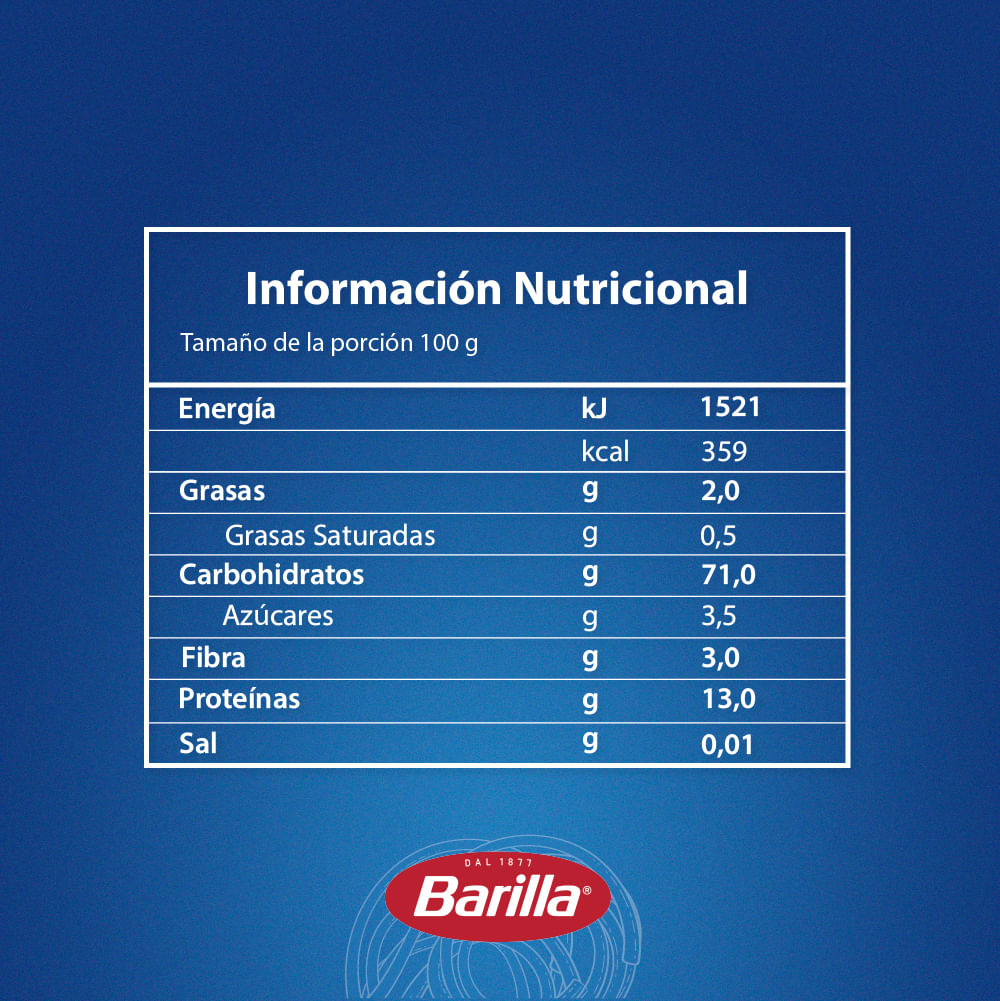 Pasta Spaghetti Integral Barilla 500g - Levapan - Colombia