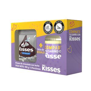 Chocolate Hersheys Kisses x150g + Vela Regalo