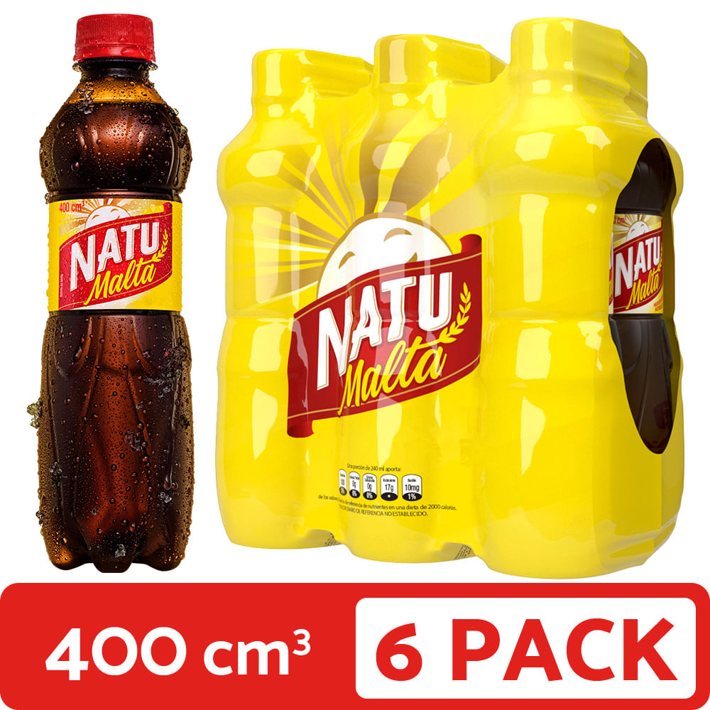 Natumalta 6 Pack x400ml | Tiendas Jumbo