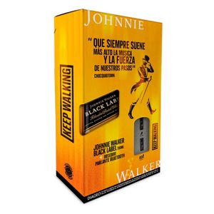 Whisky Johnnie Walker black label x700ml +parlante