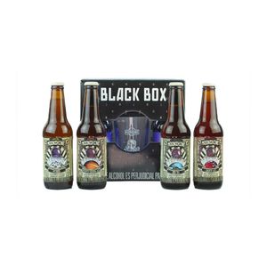 Cerveza Moonshine Blackbox x4und x330ml c/u + Vaso