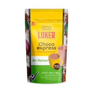 Chocolate Luker chocoexpress sin azúcar polvo x120g