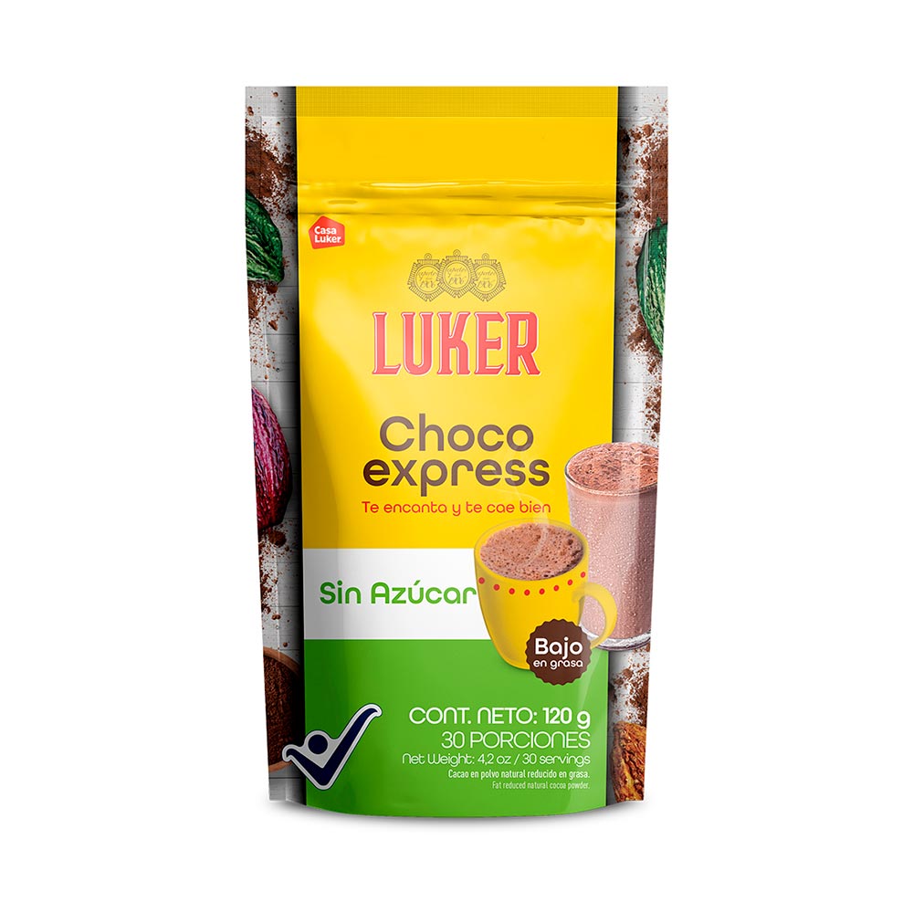 Chocolate en polvo sin azúcar Luker chocoexpress x120g Metro