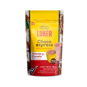 Chocolate Luker chocoexpress clavos y canela polvo x120g
