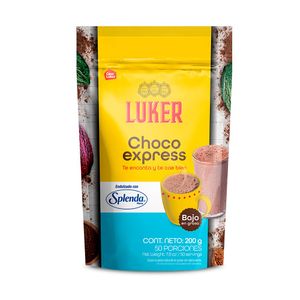 Chocolate Luker chocoexpress endulzado con Splenda x200g