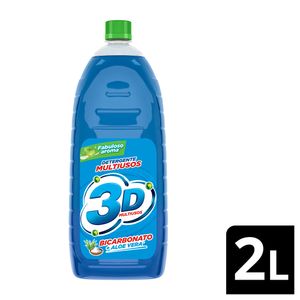 Detergente Liquido 3D Multiusos 2l Botella