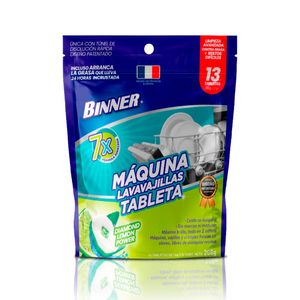 Lavavajillas Binner maquina tabletas limón x208g